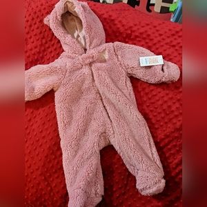 Pink Fox zip up Sherpa